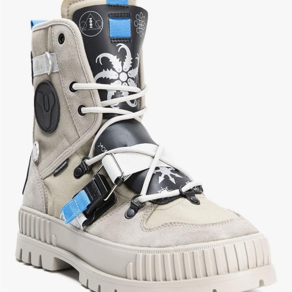 PALLASHOCK X DESTINY desert witch High-Top Boots burning man